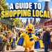 Shoppers supporting independent shops and market traders in Stoke-on-Trent