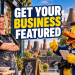 Stoke-on-Trent independent business owner being photographed for a local feature